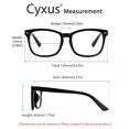 thumbnail image 4 of Cyxus Lentes para Computadora Hombres y Mujeres Lente Antireflejant Bloqueo Antifatiga Anteojos Cyxus Style, 4 of 5