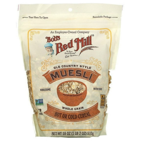 Bob's Red Mill, Muesli, Old County Style, Whole Grain, 18 oz
