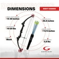 thumbnail image 2 of Open Box Genesis Original Archery Compound Bow, Right Handed, Black, 2 of 9