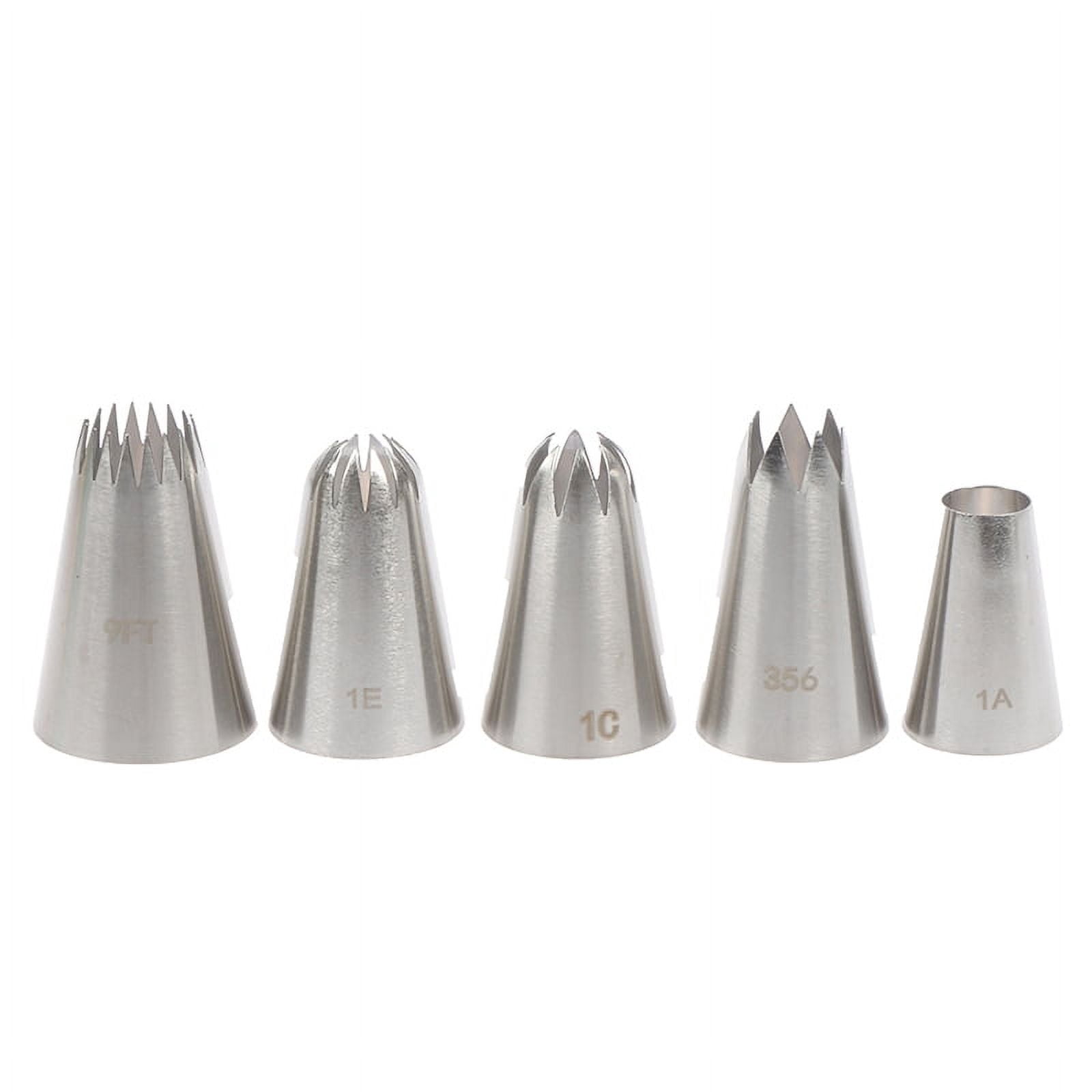 5pcs / Set Large Russian Cake Cream Icing Piping Pastry Nozzle Tips Baking Tools