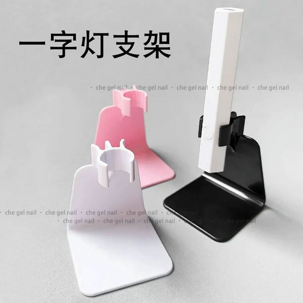 Soporte portátil para lámpara de uñas, 4 unidades, luz LED de mano, soporte para secador de esmalte de gel, mini lámpara de gel UV, soporte para lámpara de arte de uñas
