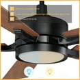 thumbnail image 3 of Smaair Downrod Indoor Ceiling Fan with Dimmable LED Control by Wifi APP, 3 of 11