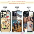 thumbnail image 2 of 15 Pieces Sublimation Blanks Phone Case Bulk Cover Protective Anti-Scratch Soft Shockproof Slim Covers Compatible with Apple iPhone, 3 Models (Black, Compatible with iPhone 14, 14 Pro, 14 Pro Max), 2 of 4