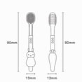 thumbnail image 3 of Baby Tooth Brush Baby Tongue Coating Brush Baby Tooth Tongue Brush Set Soft Silicone Training Toothbrush For Infant Toddler Newborn Tooth Brush + Tongue Brush + PP Storage Box, 3 of 8