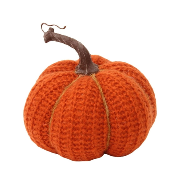 HomeDM Plush Soft Pumpkins Décor Fall Harvest Thanksgiving/Halloween Holiday Farmhouse Decorations for Home