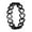 Black, variant on Full Circle Openwork Heart Ring for Women Stainless Steel Stackable Engagement Band Minimalist Lightweight Romantic Jewelry Black Size 8