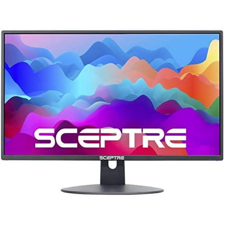 Sceptre New 22 Inch FHD LED Monitor 75Hz 2X HDMI VGA Build-in Speakers, Machine Black (E22 Series)