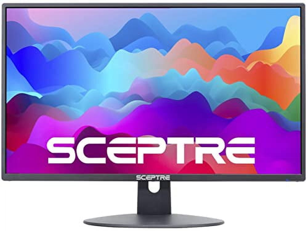 Sceptre New 22 Inch FHD LED Monitor 75Hz 2X HDMI VGA Build-in Speakers, Machine Black (E22 Series)