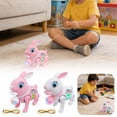 thumbnail image 2 of Jumping Interactive Toy with Music And Light Effects - Strong Interactivity, Battery-Powered Bouncing Rabbit for Kids, Includes 1-Pack, 2 of 9