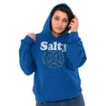 thumbnail image 4 of Salty Gourmet Pretzel Hungry Attitude Hoodie Sweatshirt Women Men Brisco Brands X, 4 of 6