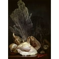 thumbnail image 2 of Berjon, Antoine 11x14 Gold Ornate Wood Framed with Double Matting Museum Art Print Titled - Coquillages et Madreposes, 2 of 4