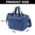 thumbnail image 2 of Bolsa de almuerzo aislada para mujeres y hombres grandes bolsas de almuerzo para el trabajo picnic playa con correa para el hombro, 2 of 5