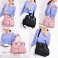 thumbnail image 3 of Ablanczoom Handbags Womens Tote Bags Multiple Pockets Lady Shoulder Crossbady Bags Durable, 3 of 7