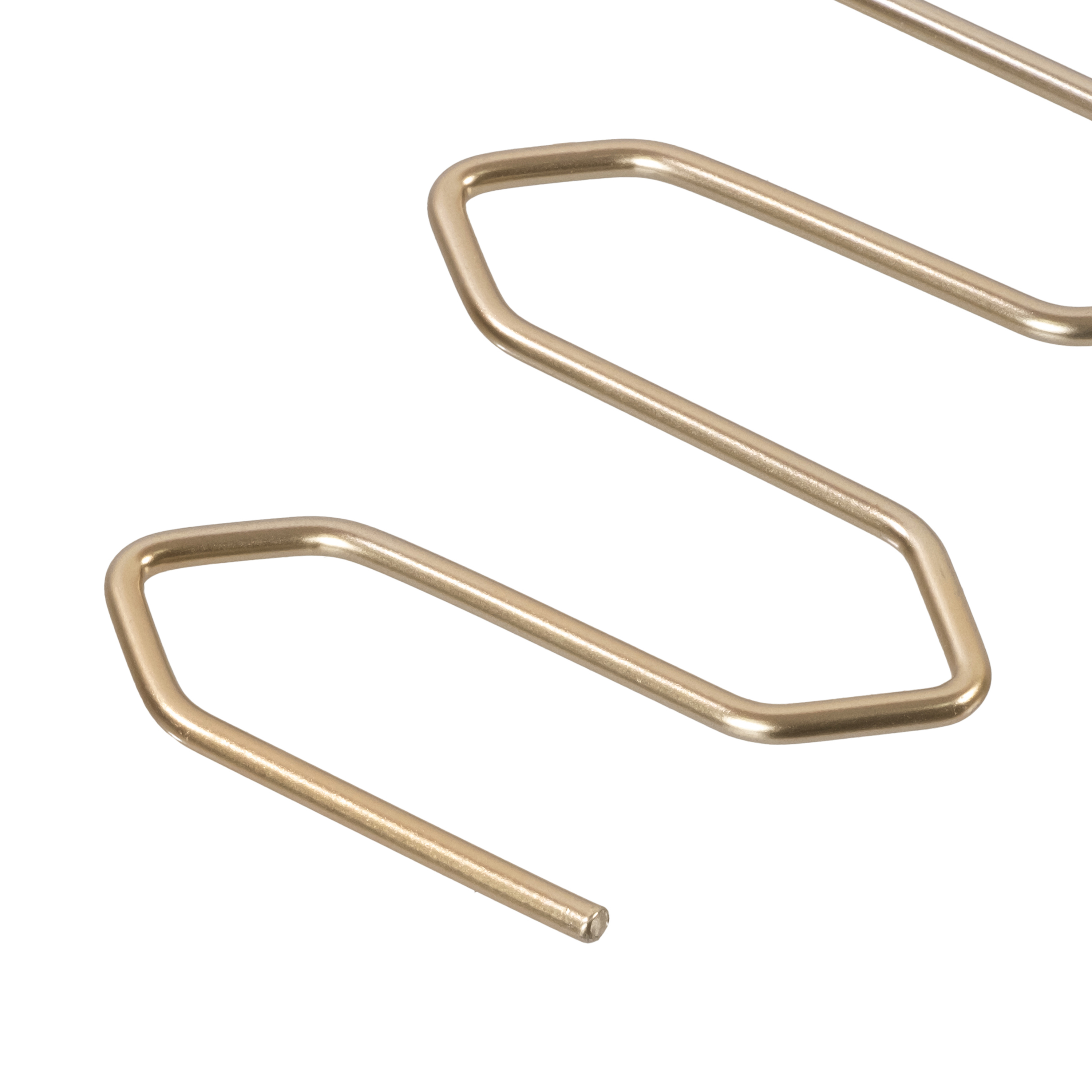 Better Homes & Gardens Golden Metal Plant Stakes, Set of 2, 13" Height - Climbing & Vining Plant Support