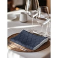 thumbnail image 6 of Blue Coastal Cloth Napkins Set of 4 Reusable Dinner Napkins, Japanese Style Wave Fish Textured Cocktail Napkin Washable Table Napkins for Wedding/Holiday Party/Baby Shower 20"x20", 6 of 7