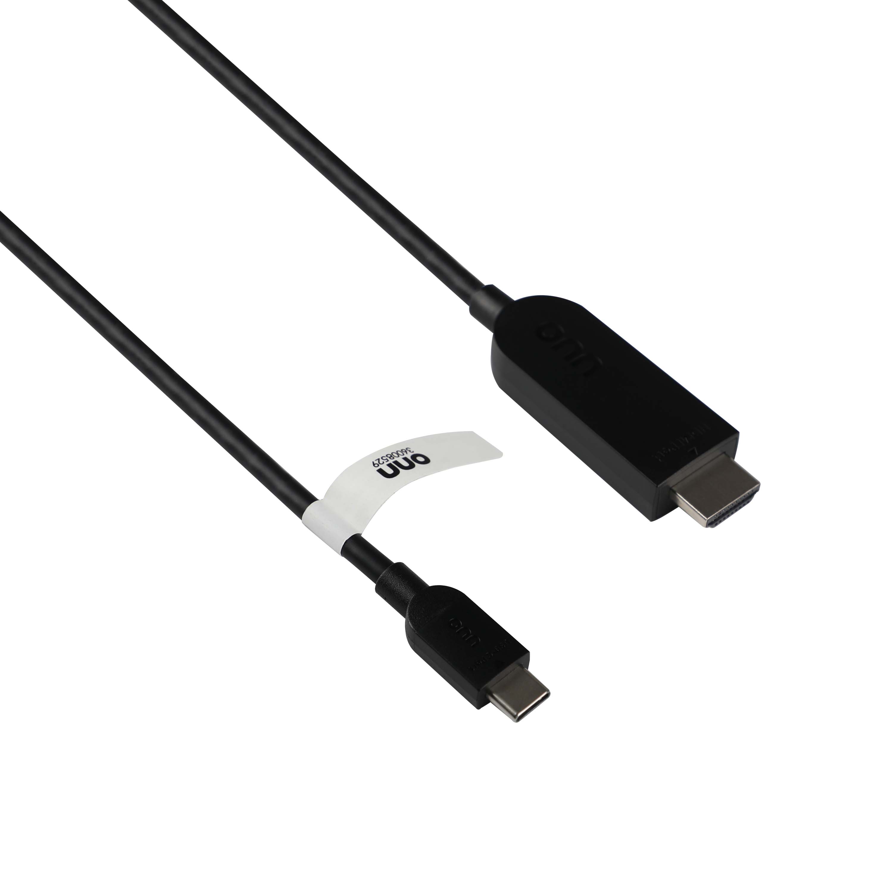 onn USB-C to HDMI Cable, 6 Feet, 4K Video photo 5