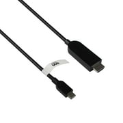 onn. USB-C to HDMI Cable (6 Feet / 1.8m), 4K Video & Audio Output for Laptop, Tablet, Phone to TV, Monitor, Projector