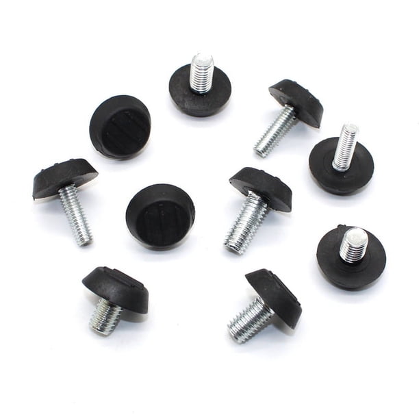 20 Patas Ajustables Para Muebles M6 X 18 Mm - Niveladores Regulables En Altura Para Mesas, Sillas, Armarios