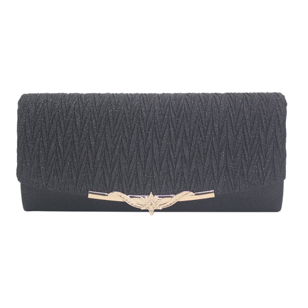 Bolso de hombro Minnieouse con cadena poliéster negro