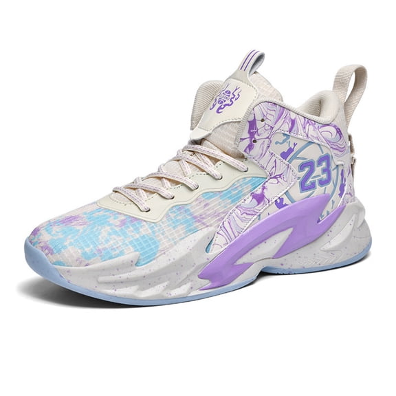 ChiVerve Mens Basketball Shoes Fashion Non-Slip Lightweight Breathable Outdoor Sneakers Cushioning Workout Shoes for Running Walking Sports Training