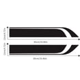 thumbnail image 4 of Pegatina De Coche Con Patrón De Rayas Para Capó, Pegatina De Decoración De Coche, Adhesivo De Pvc De Larga Duración, Pegatina De Coche Para Ventana, Maletero, Cubierta De Motor, Puerta matsuzay VI009539-04, 4 of 7