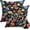 Black, variant on Outdoor Pillow Covers 18x18 Inch Set of 2 Colorful Paisley Decor Waterproof Throw Pillow Covers Farmhouse Outdoor Waterproof Pillow covers Decor for Patio Funiture Garden Sofa Couch 7A