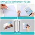 thumbnail image 3 of 20 Pack Magnetic Picture Frames for Refrigerator, 5 x 7 Inch Reusable Magnetic Photo Frames with White Border, Clear PVC Picture Holders for Fridge, Locker, Office, School, and Home, 3 of 6