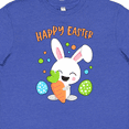 thumbnail image 4 of Inktastic Happy Easter Bunny with Eggs and Carrot Youth T-Shirt, 4 of 5