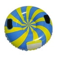 thumbnail image 1 of Tubo de nieve para diversión invernal, trineo de nieve inflable de 35 pulgadas para niños y adultos, 1 of 4