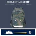 thumbnail image 5 of FORMRS Unisex School Backpack 17" Student Travel Bag with Laptop Compartment, Art Garden Scene, 5 of 7