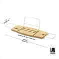 thumbnail image 3 of Umbra Aquala Extendable And Adjustable Bamboo Bathtub Caddy, 3 of 16