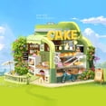 thumbnail image 4 of Alician 1131pcs Cake Shop Building Blocks Mini City Street View Bakery Build Bricks Model Toy With Light Gifts For Boys Girls, 4 of 8