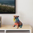 thumbnail image 4 of Moderno Pintado Graffiti Bulldog Figurilla Escultura Estatua Arte Resina Los 24x17x23CM Sunnimix estatuilla de animales, 4 of 7