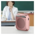 thumbnail image 5 of Voice Amplifier Megaphone Audio Speaker With Microphone Rechargeable Ultralight Loudspeaker With Mini LCD Screen For Teacher ,Clear Sound Quality, 5 of 5