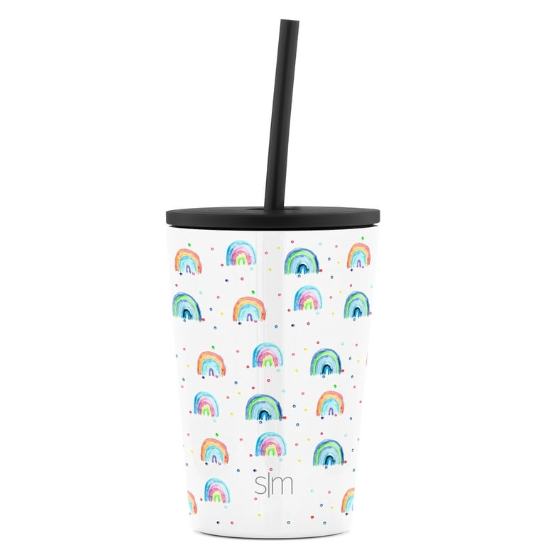 Dart Solo CC12C-J5145 Jungle Print 12-14 oz. Plastic Kid's Cup with Lid and  Straw - 250/Case - Splyco