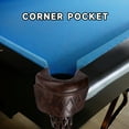 thumbnail image 4 of GSE Games & Sports Expert Set of 6 Heavy Duty PU Leather Billiard Pool Table Pockets, Billiard Table Replacement Pockets, 4 of 8