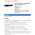 thumbnail image 2 of Cab Shock Absorber - Compatible with 2006 - 2016 Peterbilt 386 2007 2008 2009 2010 2011 2012 2013 2014 2015, 2 of 2