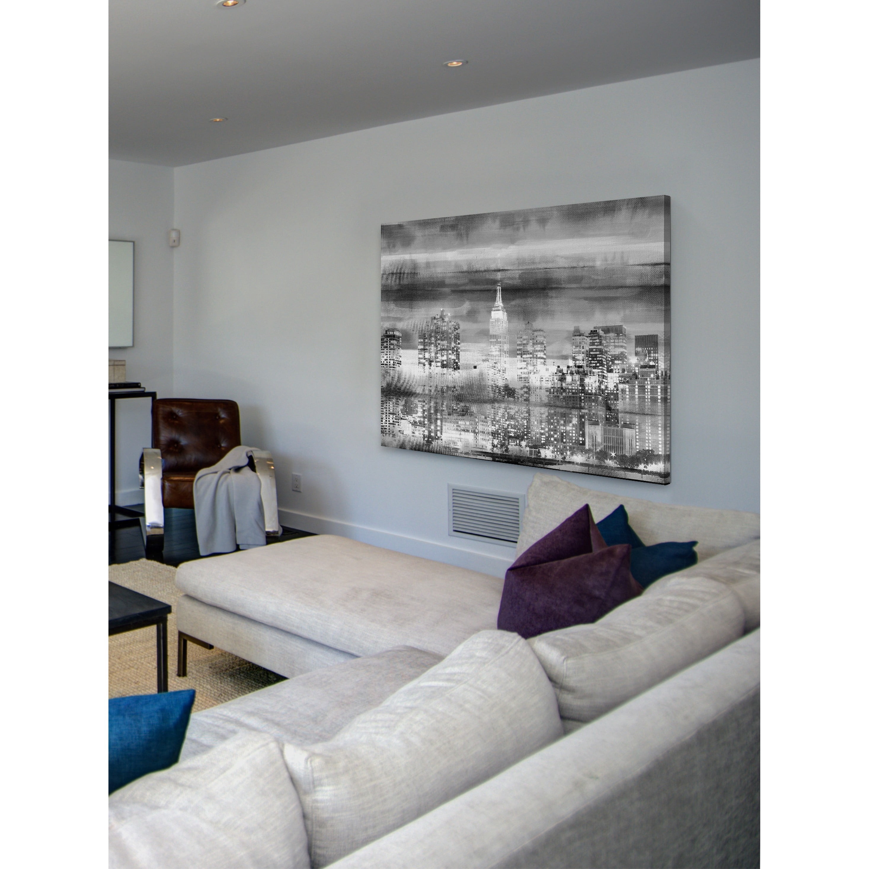 Parvez Taj "Big Apple Night" Print on Canvas