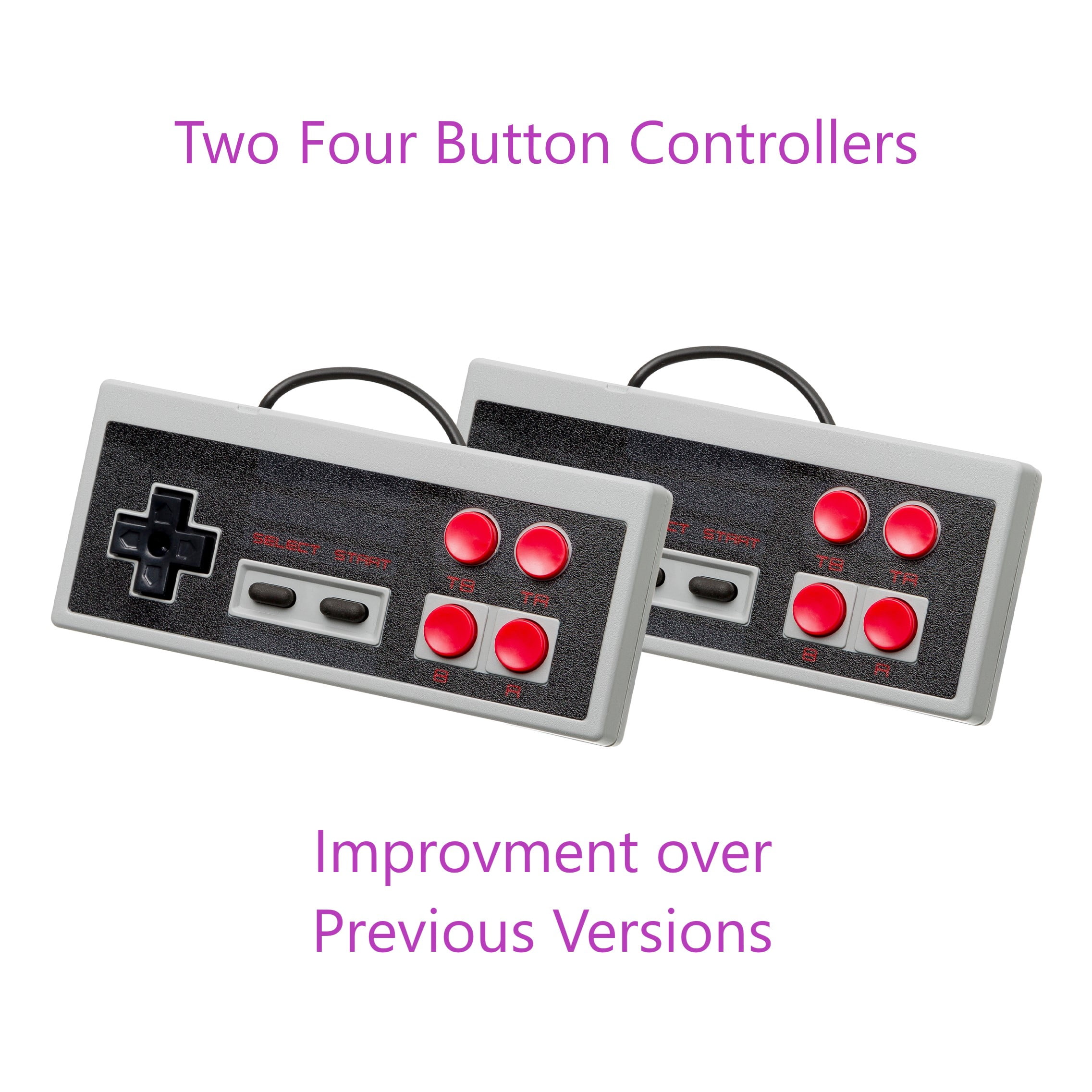 Retro Classic Game system HDMI Connection  two four button controllers