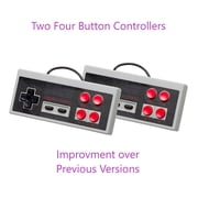 Retro Classic Game system HDMI Connection two four button controllers