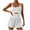 White, variant on JIUKE Romper for Women Sleeveless Workout Short Jumpsuit Backless Yoga Athletic Running 1 Piece Outfits XL