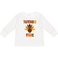 thumbnail image 3 of Inktastic Thanksgiving Turkey Time Boys or Girls Long Sleeve Toddler T-Shirt, 3 of 5