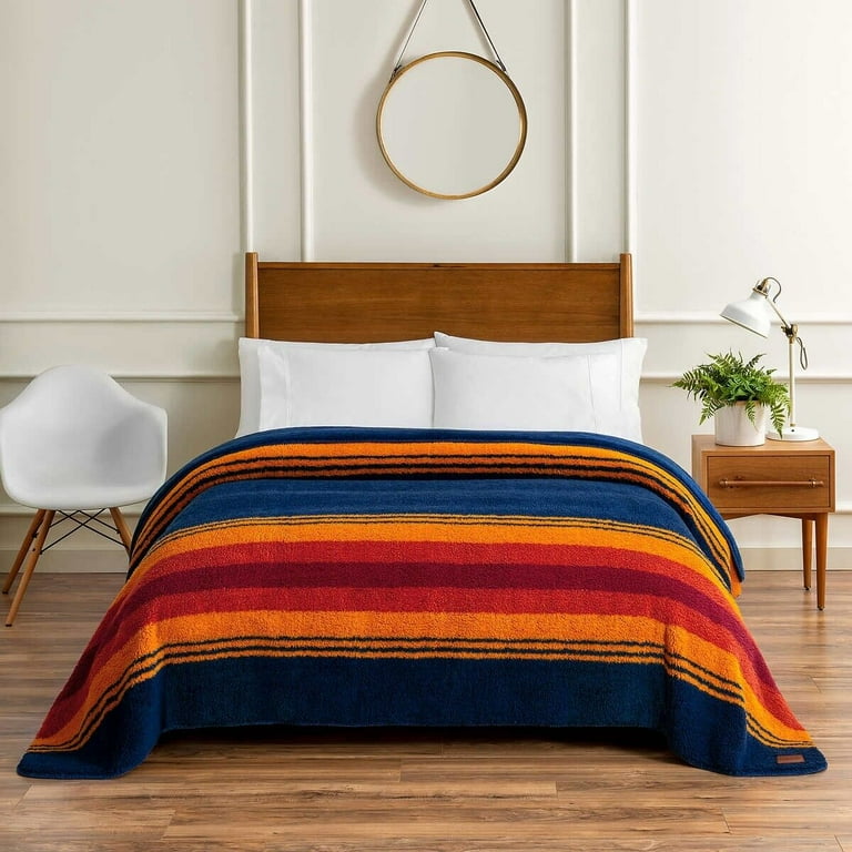 Pendleton Home Collection Grand Canyon Sherpa Fleece Blanket King