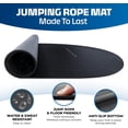 thumbnail image 3 of Yes4All Large Size Jump Rope Mat with Jump Rope & Carry Bag, Non-slip Waterproof Indoor Outdoor Damage-Free Equipment & Floor, 3 of 6