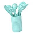 thumbnail image 3 of Utensilios de cocina 8x Utensilios de cocina Juego de utensilios de sopa Colador Pala Sin BPA Utensilios de cocina Suministros y cepillo de Fanmusic Utensilios de cocina, 3 of 7