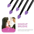 thumbnail image 3 of CIMAXIC 5PCS Eye Makeup Set Brush in Purple for Professional Makeup Artists with Round Handle, 3 of 8