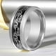 thumbnail image 1 of Anillo de acero de titanio para hombre, anillo de alta gama que no se decolora, joyería de acero inoxidable con dragón chino, 1 of 4