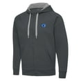 thumbnail image 2 of Men's Antigua Charcoal Orlando Magic New Logo Victory Full-Zip Hooded Sweatshirt, 2 of 3