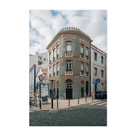 Lisbon Architectural 04 - Lisbon Portugal Photography Unframed Wall Art Print 5 x 7 inches