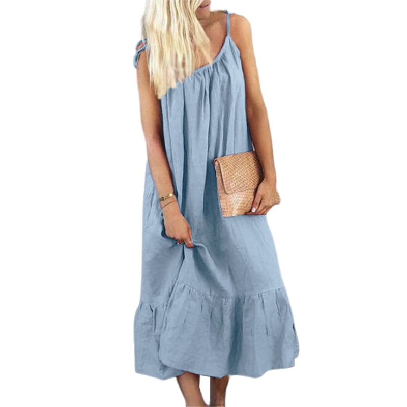 ZANZEA Casual Women Straps Sleeveless 